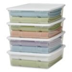 HOMZ, Snaplock, Large Plastic Storage Bins with Lids for Organization Multipack