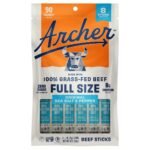 Archer Jerky Original Salt & Pepper Beef Meat Sticks - 8oz/8ct