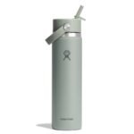 Hydro Flask 24 fl oz Stainless Steel Wide Mouth Flex Straw Water Bottle - Passion Pink - Image 4