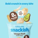 Snackish Vinegar Rush 8g Protein Potato Chips - 5oz - Image 3