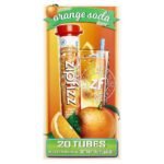 Zipfizz Energy Drink Mix, Electrolyte Hydration Powder with B12 and Multi Vitamin, Orange Soda (20 Pack)