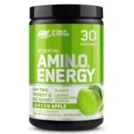 Optimum Nutrition Amino Energy, Pre Workout with Green Tea, BCAA, Amino Acids, Keto Friendly, Green Coffee Extract, Green Apple, 30 Servings