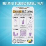 Twinings Refreshers Blueberry Lemon Herbal Instant Tea Mix - 3oz/5ct: Non-Caffeinated - Image 6