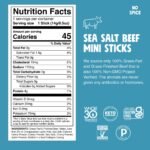 Chomps Chomplings Sea Salt Beef Mini Sticks - 3oz/6ct: Keto Certified, Sugar-Free, High Protein - Image 5