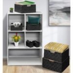 Sorbus 7 Piece Stackable Woven Basket Organizer Set with Built-In Carry Handles - Stylish Storage for any room in the household - Image 2