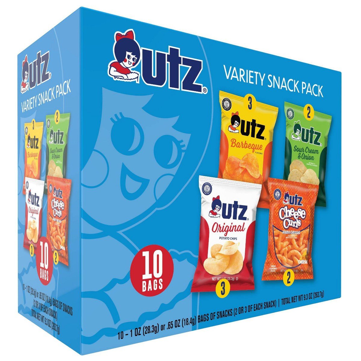 GUEST_a248e03e-9d49-461c-9590-e562a29ec710.jpg Utz Variety Snack Variety Pack - 10ct/9.3oz - Image 1