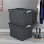 Sterilite 24 Pack 20 Gallon Latch Tote, Stackable Plastic Storage Bin Container - Image 6