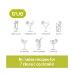 True Boston Cocktail Shaker with Recipes, 2-Piece Stainless Steel Drink Shaker Tin and Mixing Glass for Cocktail Parties, Wedding Gifts, 26 oz & 14 oz - Image 5