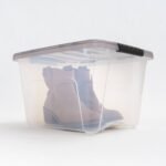 IRIS 19qt Stack and Pull Plastic Storage Bin: Clear Lidded Utility Tote with Built-In Handles & Latches - Image 6