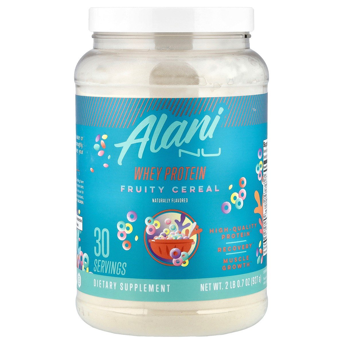 GUEST_a3aef6cb-f331-4614-ac8e-8fb75a3166ab.jpg Alani Nu Whey Protein, Fruity Cereal, 2 lb 0.7 oz (927 g) - Image 1