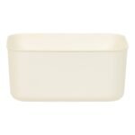 IRIS 4pk Small Storage Organizer Basket Off-White: Plastic Nesting Bins for Cube Systems, Portable - Image 2