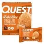 Quest Nutrition Bake Shop Peanut Butter Cake Flavor Frosted Cookies - 5g Protein - 7.04oz/8ct