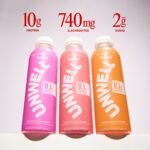 Unwell Hydration Protein Drink with Electrolytes and 10g Whey Protein Isolate Peach Tangerine - 16.9 fl oz: Caffeine Free - Image 3