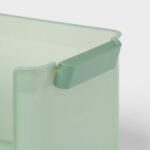 Click in Place 20.7qt Open Front Plastic Storage Bin for Home and Office Organization Green Tint - Brightroomâ„¢ - Image 4
