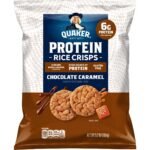 Quaker Rice Crisps Protein Chocolate Caramel - 5.2oz: Gluten-Free, No Artificial Preservatives, 6g Protein