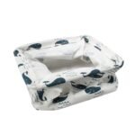 Unique Bargains Fabric Whale Pattern Storage Box Container 1 Pc - Image 4