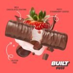 Built Bar Strawberries 'N Cream Puff Protein Bars - 15g Protein - 4ct - Image 4