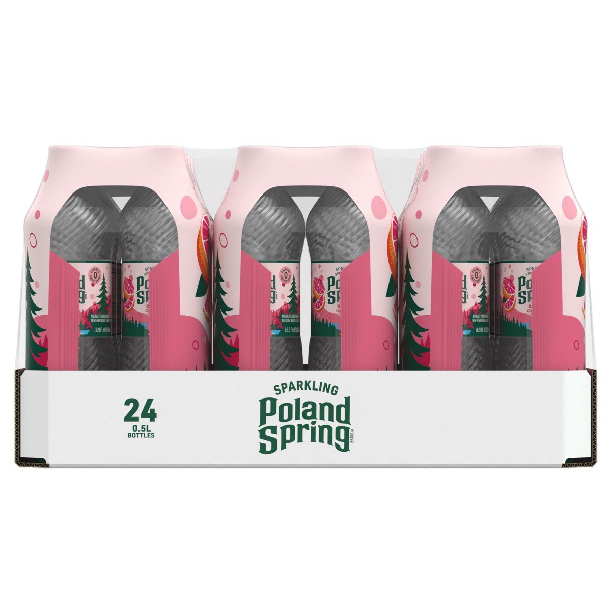 GUEST_a81337bd-8f35-4e53-a812-6e2c38699ed5.jpg Poland Spring Ruby Red Grapefruit Sparkling Water - 24pk/0.5L Bottles - Image 1