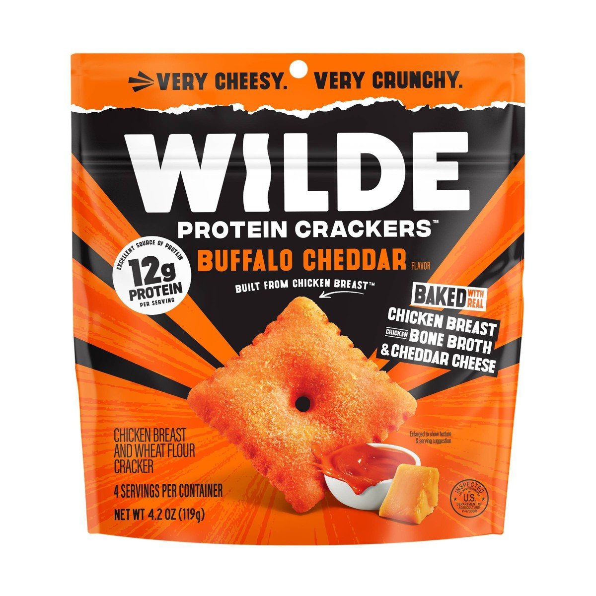 GUEST_a893a154-9fb1-4165-a8a8-28eeac67068d.jpg WILDE Buffalo Protein Crackers - 4.2oz - Image 1