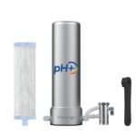 Waterdrop Alkaline Countertop Water Filter, NSF/ANSI 42 and 372 Certified, Reduces Heavy Metals, 99% Chlorine, Extra 1 CFF-02 Filter
