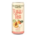 Raw Tea Sparkling Green Tea with Peach Jasmine - 11 fl oz Can