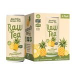 Raw Tea Sparkling Green Tea with Pineapple Juice - 4pk/34 fl oz