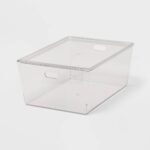 11L Stacking Clear Bin with Lid - Brightroomâ„¢