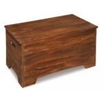 Badger Basket Solid Wood Rustic Toy Box - Brown - Image 6