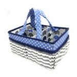 Bacati - Elephants Blue/Gray Storage Caddy