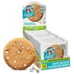 Lenny & Larry's Chewy Soft Baked Vegan, Non-GMO, High Fiber Protein Cookie - White Chocolate Macadmia - 16g Plant Protein - 4oz/12pk