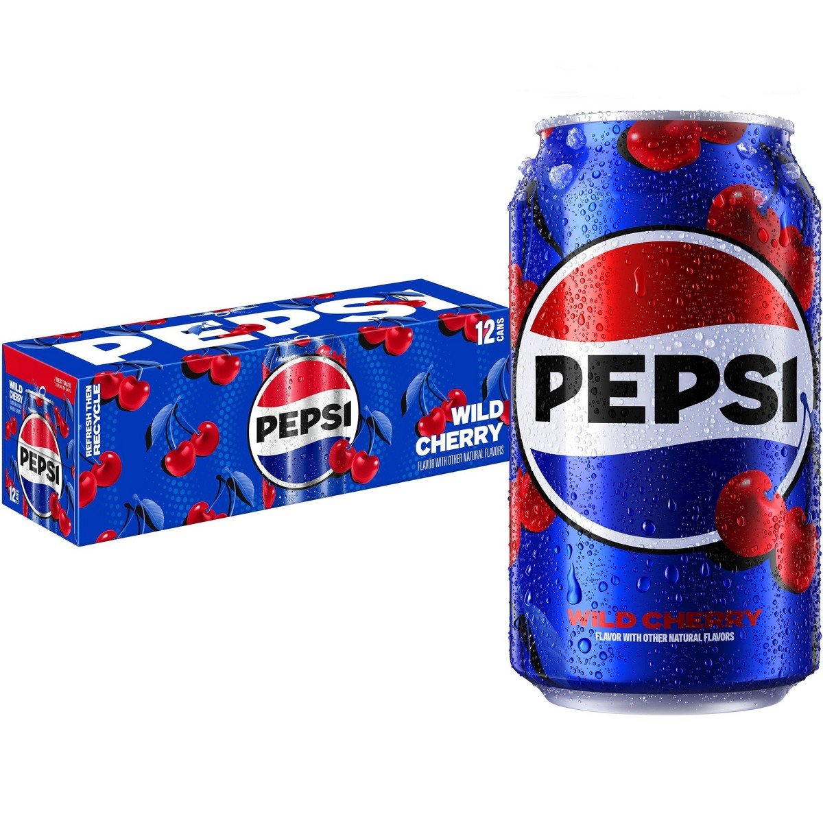 GUEST_ab8c0ed7-c4c7-421f-a71d-17cd65517b8b.jpg Pepsi Wild Cherry Cola - 12pk/12 fl oz Cans - Image 1