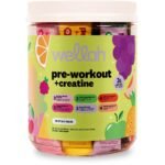 Wellah Pre-Workout + Creatine (Variety Pack) 20 Stick Packs, 6 Flavors