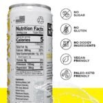 LMNT Zero Sugar Lemonade Sparkling Electrolyte Drink - 4pk/12 fl oz - Image 3