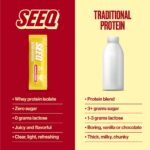 Seeq Protein Powder - Strawberry Lemonade - Whey Protein Isolate - 12ct - Image 4