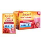 Emergen-C Vitamin C Dietary Supplement Drink Mix Powder - Raspberry - 30ct: 1000mg, Gluten-Free, Caffeine-Free