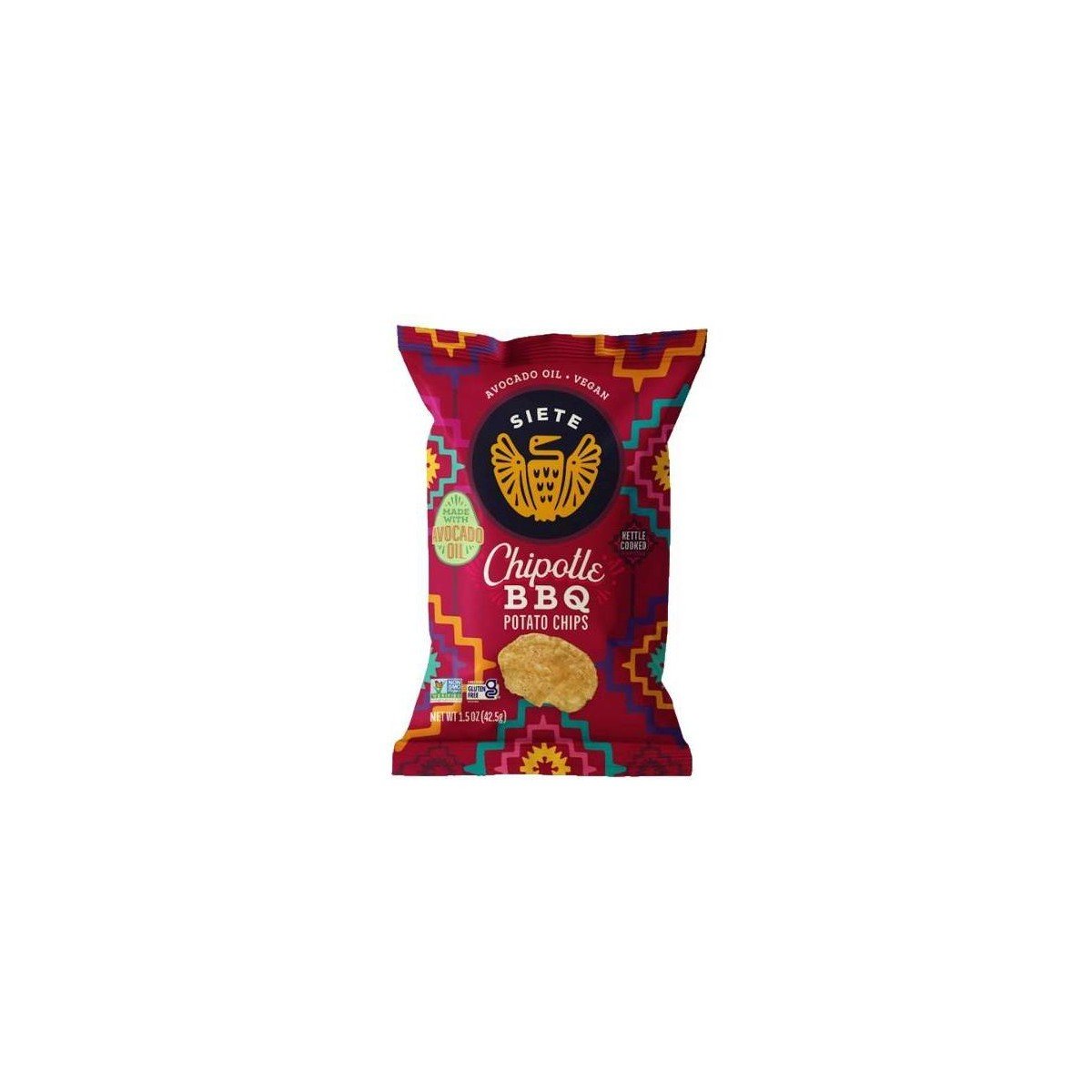 GUEST_aeb8ea3a-2a62-4422-9ca6-8b1d3a7a88bb.jpg Siete Chipotle BBQ Kettle Cooked Potato Chips - 1.5oz - Image 1