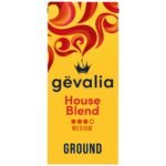 Gevalia House Blend Medium Roast Ground Coffee - 12oz: Arabica Beans, Caramel Flavor, Citrus Notes