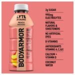BODYARMOR Lyte Peach Mango Sports Drink - 6pk/16 fl oz: Non-Caffeinated - Image 3