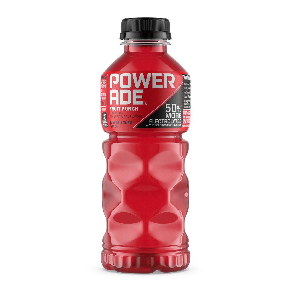 GUEST_afcbafc1-9e49-4d42-a73e-7c23a11cd039.jpg POWERADE Fruit Punch Sports Drink - 20 fl oz Bottle: Non-Caffeinated, USDA Grade A - Image 1