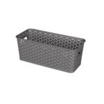 Y-Weave Half Medium Decorative Storage Basket White - Brightroomâ„¢: Polypropylene, 5.2 Volume, 13 Inch Cube Compatible - Image 8
