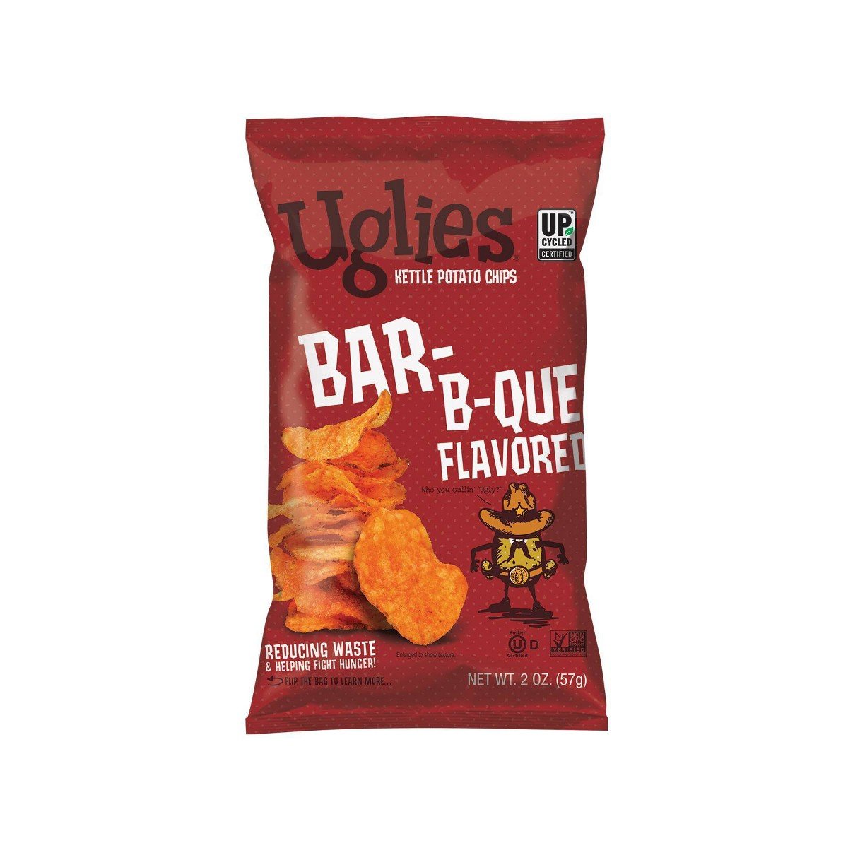 GUEST_b084ff47-e967-4a62-82ed-e763fdf28853.jpg Uglies BBQ Kettle Chips - 2oz - Image 1