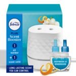 Febreze Plug Scent Booster Refresh & Energize Starter Kit: Electric Oil Air Fresheners, 2 Pack