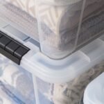 IRIS 20.5qt 6pk Plastic Storage Bins With Lids and Latching Buckles: Stackable, Transparent, Universal Storage Solution - Image 5