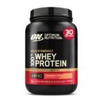 Optimum Nutrition Gold Standard 100% Whey Protein Powder, Strawberry Banana, 2 Pound (Packaging May Vary)