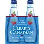 Clearly Canadian Wild Cherry Sparkling Water Beverage - 4pk/11 fl oz Bottles