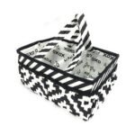 Bacati - Love Black/white Storage Caddy - Image 2