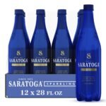 Saratoga Spring Water, Sparkling - 12 Pack/28 Fl Oz Plastic Bottles