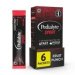 Pedialyte Sport Electrolyte Powder - Fruit Punch - 6ct/0.49 oz