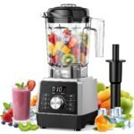 Teendow 1800W Countertop Blender for Kitchen with 70 oz BPA-Free Pitcher,, 25000 RPM Smoothie Blender, 6 Presets, Timer & Pulse for Ice Crushing