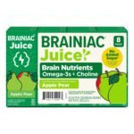 Brainiac Apple Pear Juice Drink 8pk/6.75 fl oz Boxes: 66% Juice Content